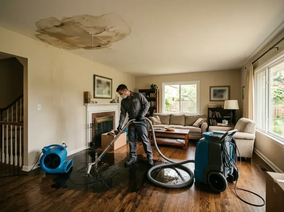 attic-pipe-burst-ceiling-drip-008 — frequently asked questions, Water Damage Restoration & Carpet Care in Harrison, TN